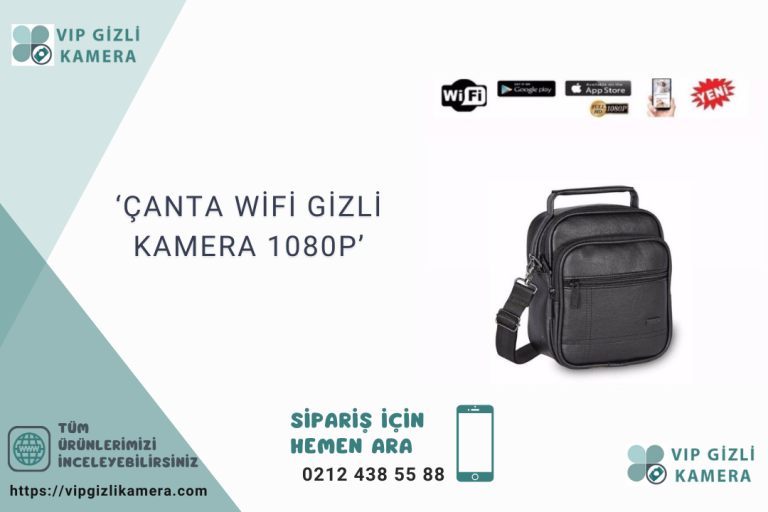 Canta Wifi Gizli Kamera 1080P